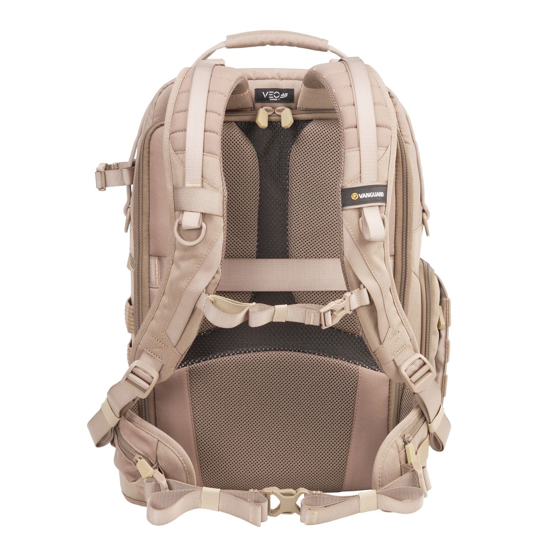 Mochila para cámara y equipo táctica Veo Range T48 BG, posterior