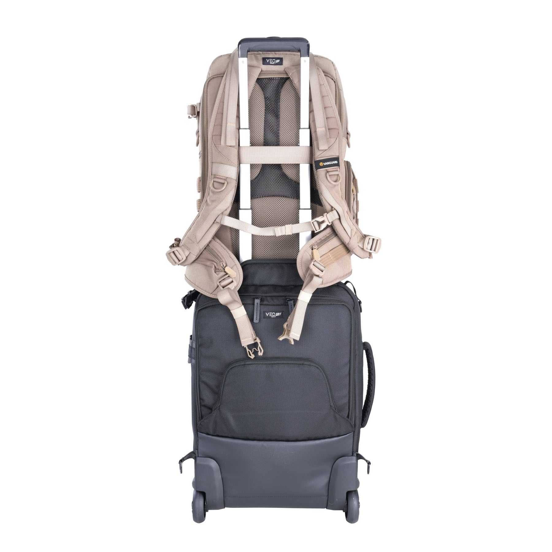 Mochila para cámara y equipo táctica Veo Range T48 BG en trolley