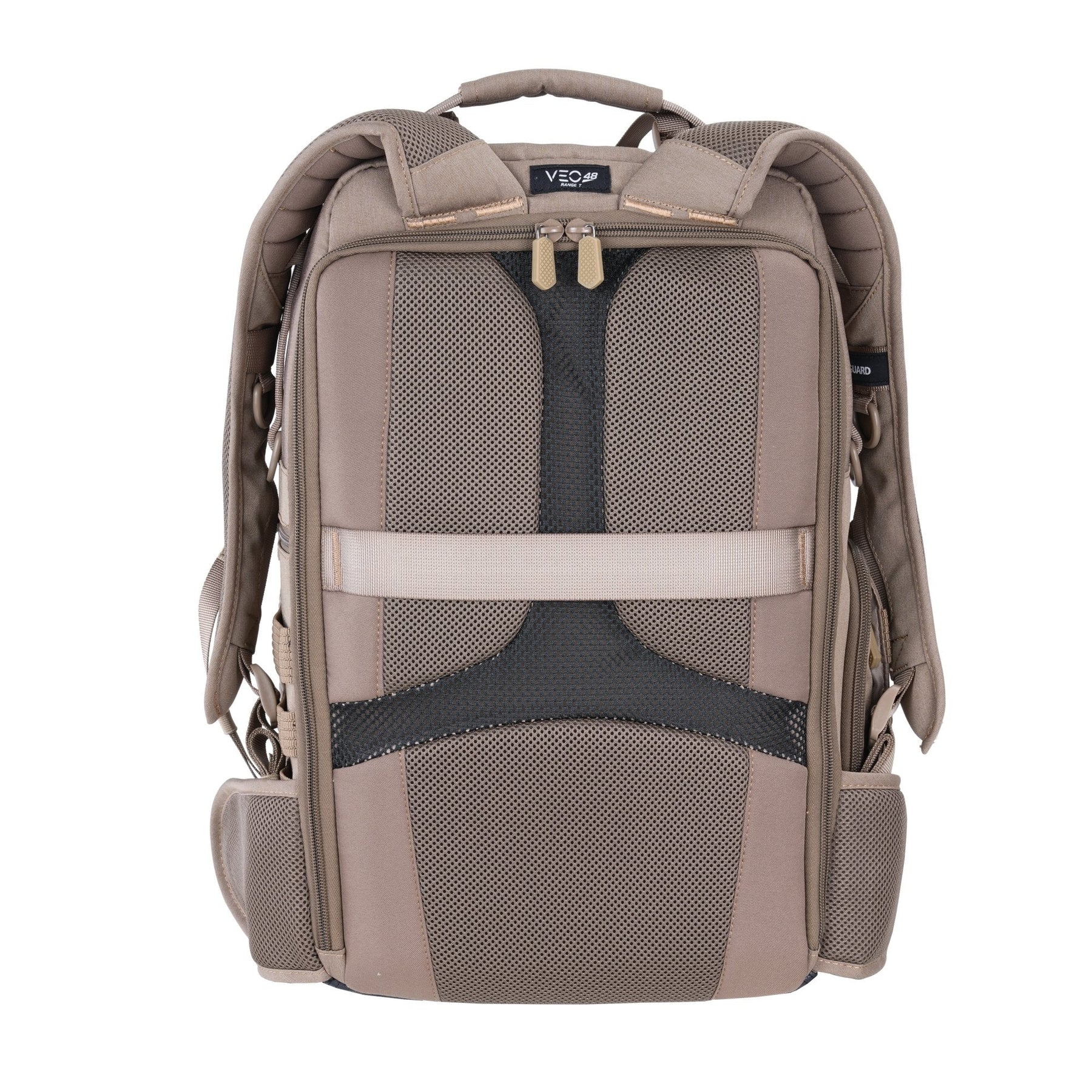 Mochila para cámara y equipo táctica Veo Range T48 BG, acolchado de espalda