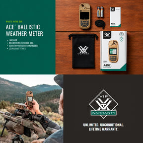 Medidor meteorológico balístico VORTEX Ace Ballistic Weather Meter