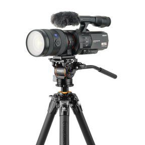 Trípode de vídeo Veo 5 264AV14 con videocámara