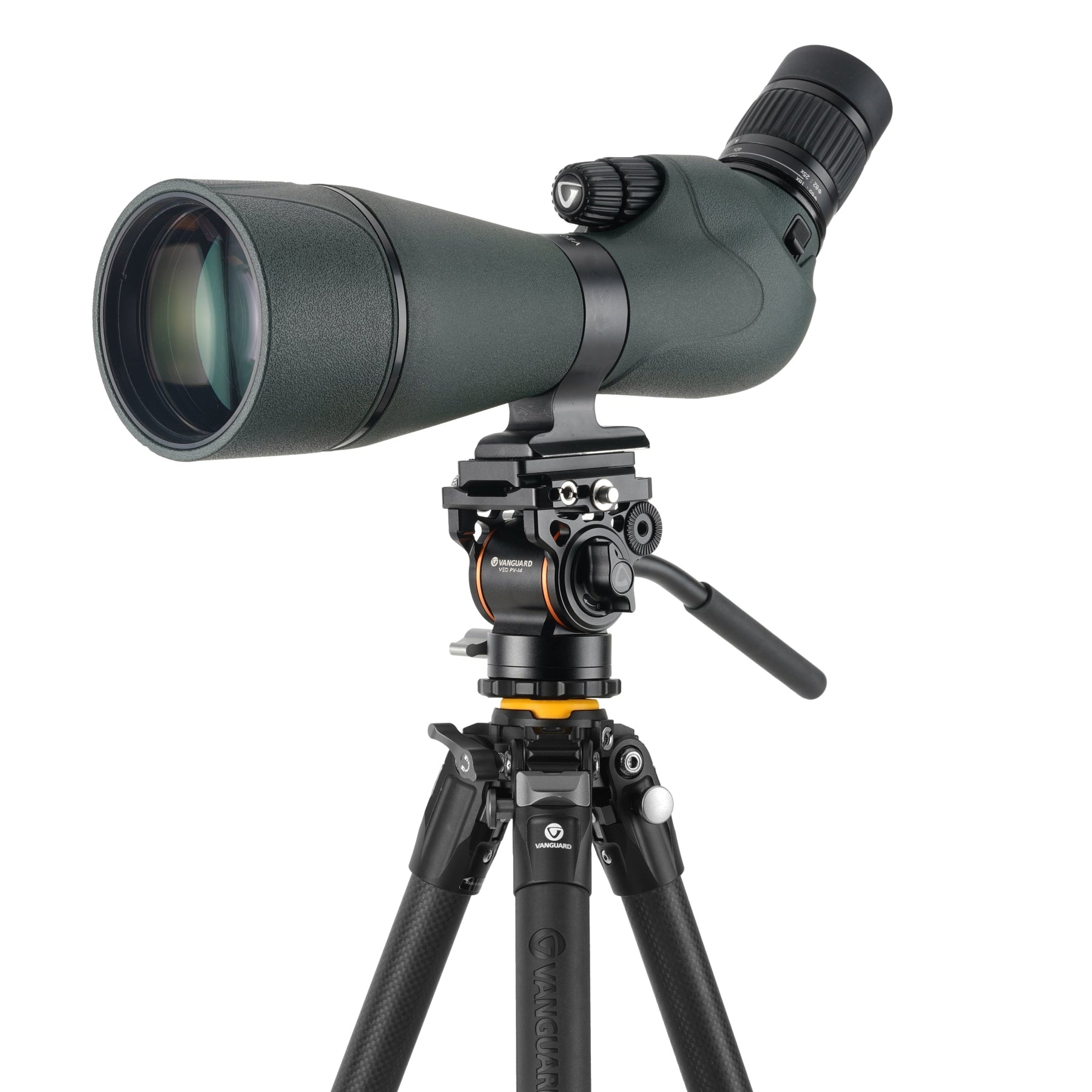 Trípode con rótula fluida para telescopio terrestre