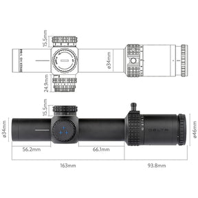 Visor Stryker HD 1-10×28 con retícula SDOG-1 Delta