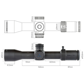 Visor Stryker HD 3.5-21×44 con retícula DPRC-1 o DLR-1 Delta