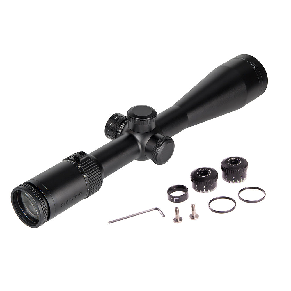 Visor Titanium HD SFP 4-24×50 MOA TORRETA INTERCAMBIABLE Delta Optical