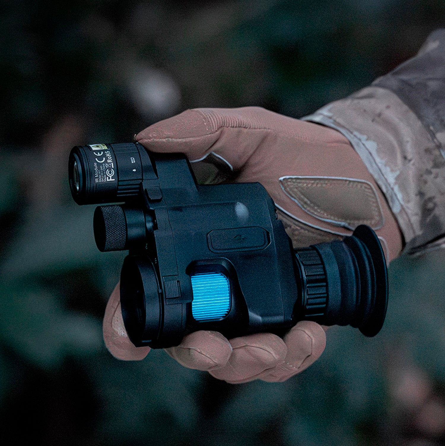 Clip-on visión nocturna PARD NV007V2 PRO opción iluminador IR desmontable