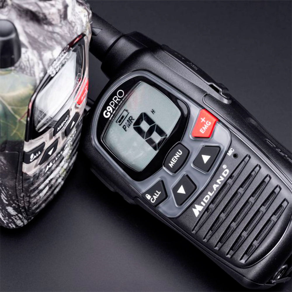 Walkie Talkie MIDLAND G9 Pro bibanda PMR446/ LPD