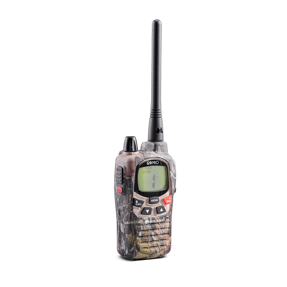 Walkie Talkie MIDLAND G9 Pro Mimetic bibanda PMR446/ LPD
