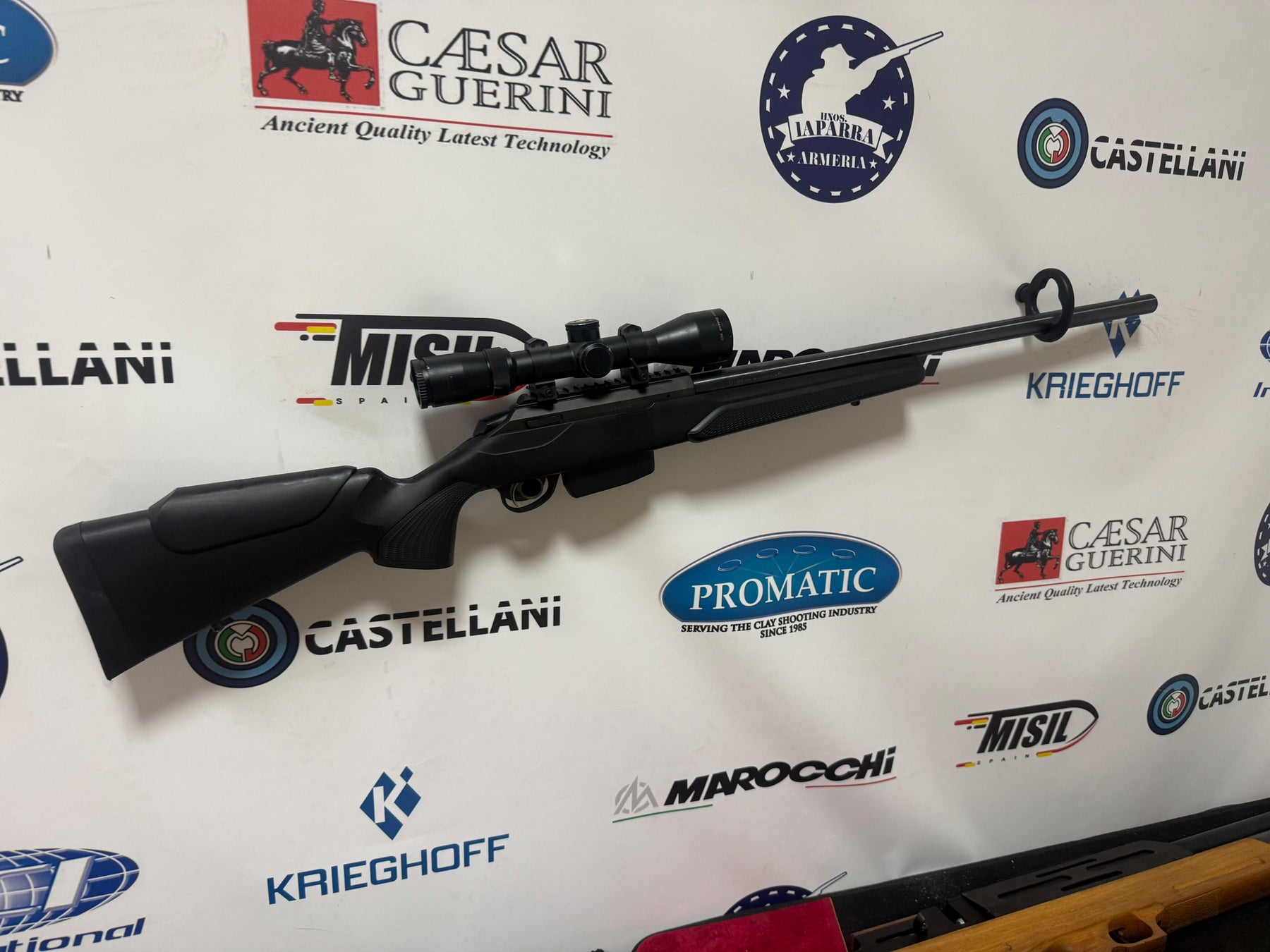 OCASION Rifle de Cerrojo TIKKA T3x CTR Zurdo C/ .222 Rem. con Visor Nikon 1,5-6x42