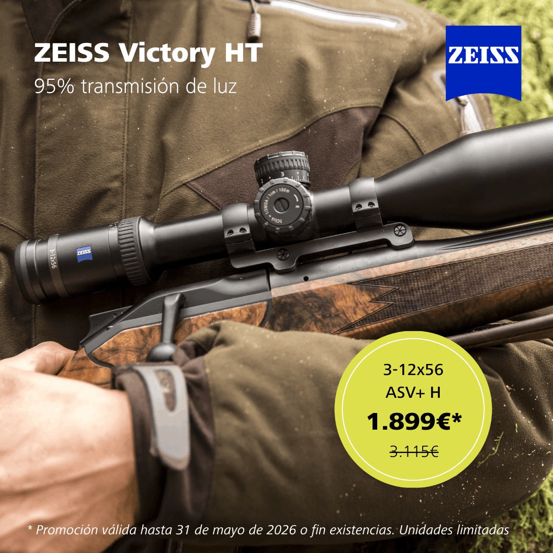 Visor ZEISS Victory HT  T* Luminoso