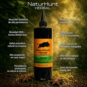 Aditivo Líquido NaturHunt Herbal 500 ml