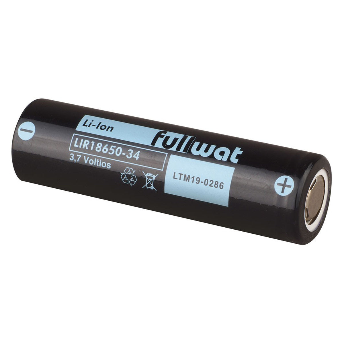 Batería 18650 Li-ion 3400 mAh 3,6V · vista 1