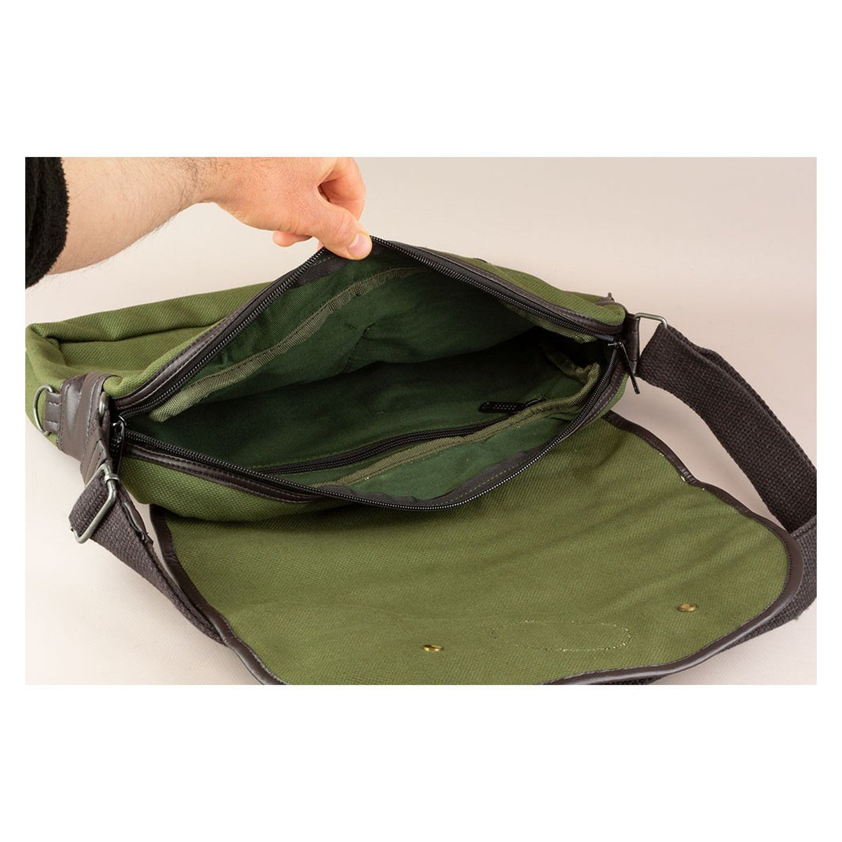 Bolsa Multiusos Piel Y Cordura Cazorla · vista 5