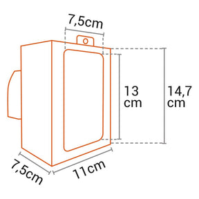 Caja seguridad para fototrampas · vista 2