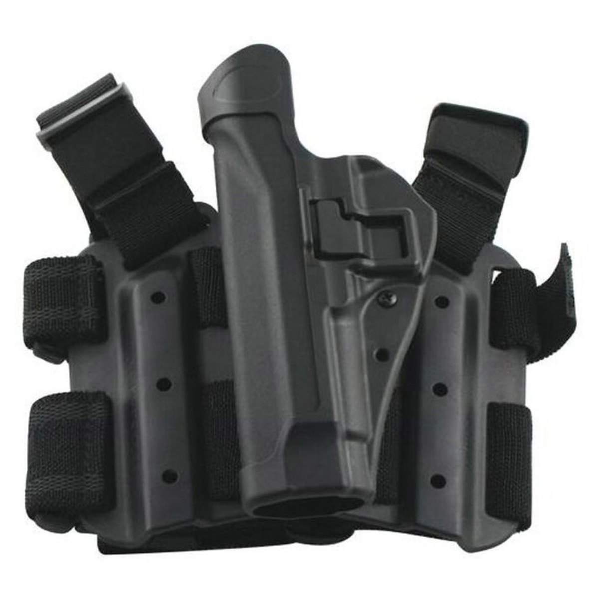 Funda BLACKHAWK SERPA Táctica de Nivel 2 (zurdo) detalle