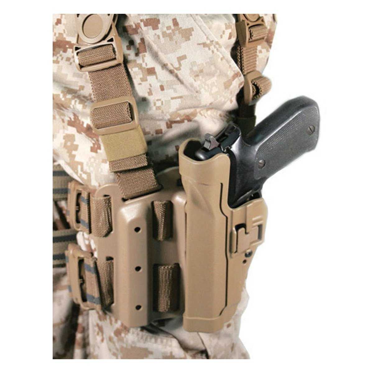 Funda BLACKHAWK SERPA Táctica de Nivel 2 (zurdo) - imagen 3