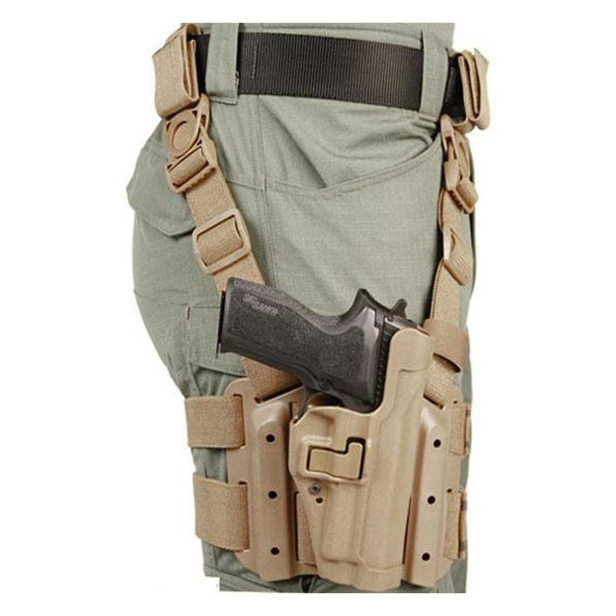 Funda BLACKHAWK SERPA Táctica de Nivel 2 vista