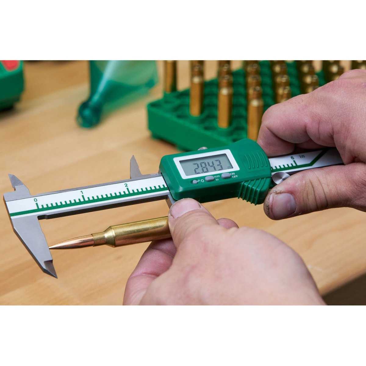 Calibre digital RCBS en pulgadas y milímetros - imagen 2