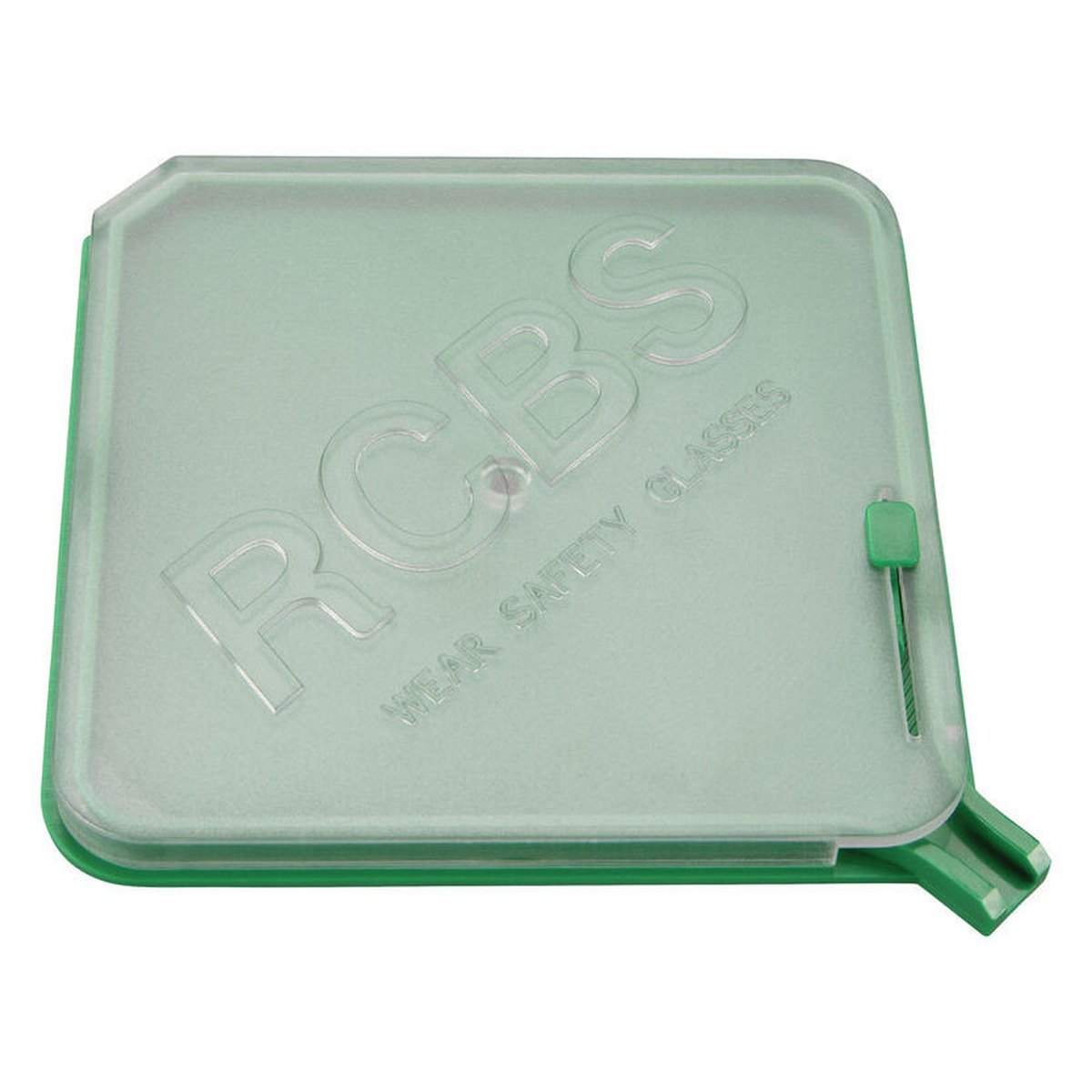 Bandeja con tapa RCBS para empistonador manual universal detalle
