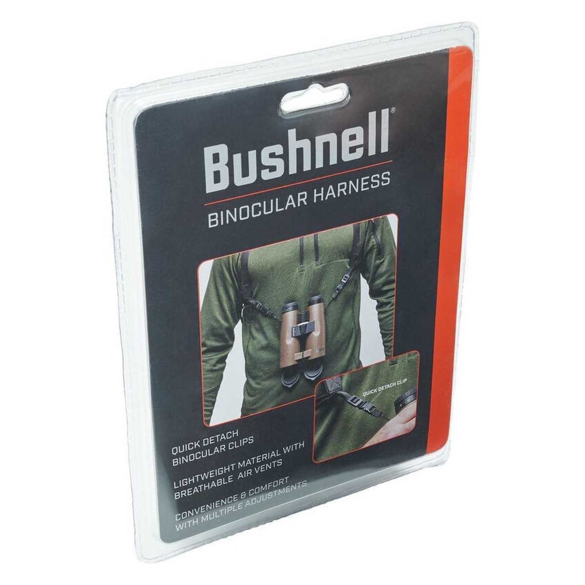 Arnés universal Bushnell para prismáticos detalle