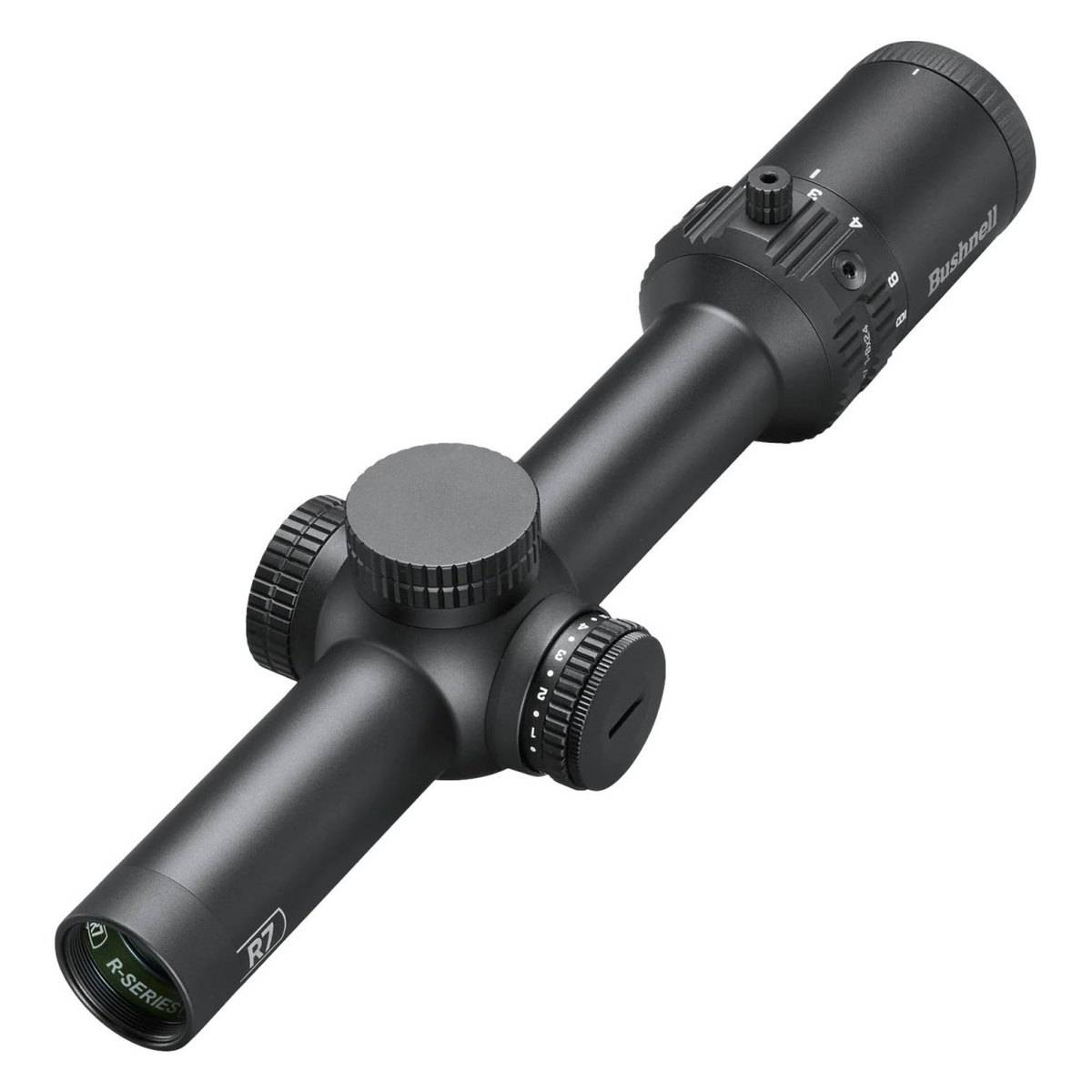Visor BUSHNELL R7 1-8x24 SFP MRAD German 4 ilum. detalle