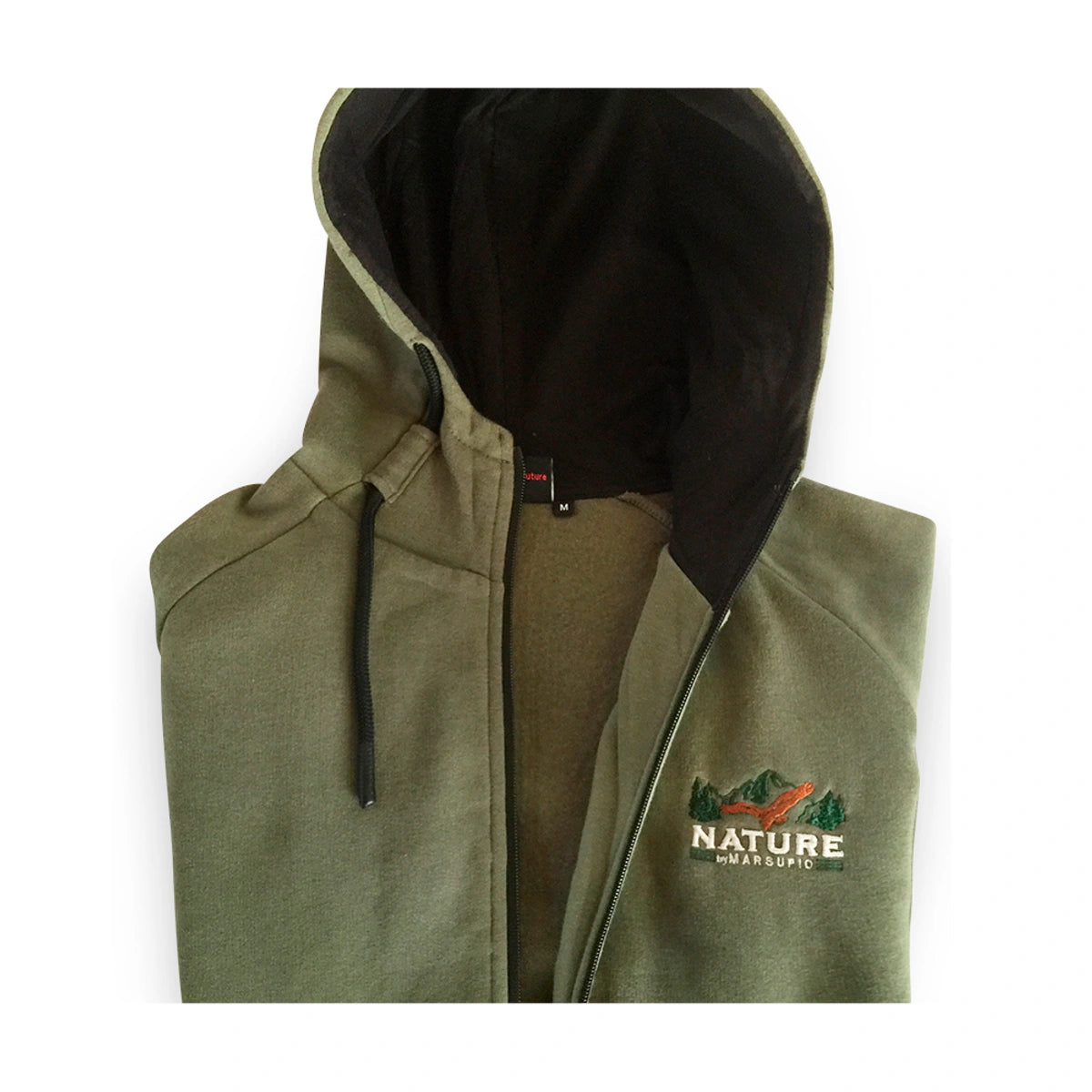 Sudadera Felpa Nature By Marsupio Verde · detalle 6