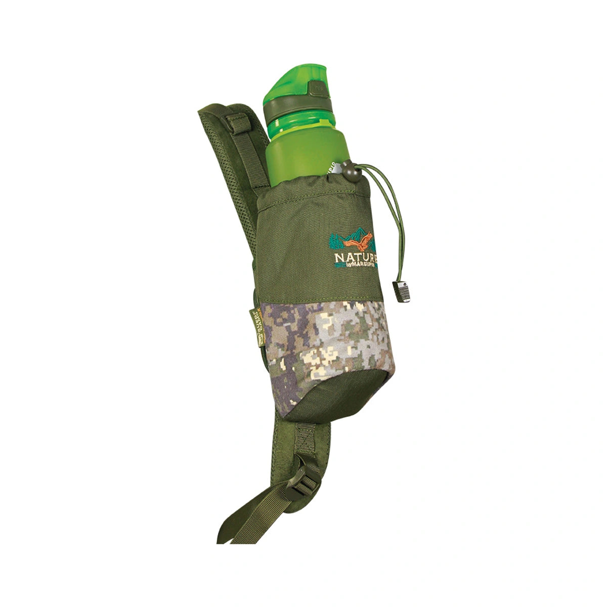 Funda para botella Suede Camo Compact Nature by Marsupio · detalle 2