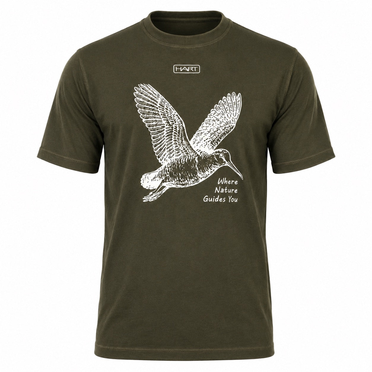 Camiseta HART Crew-S manga curta Camo Forest 