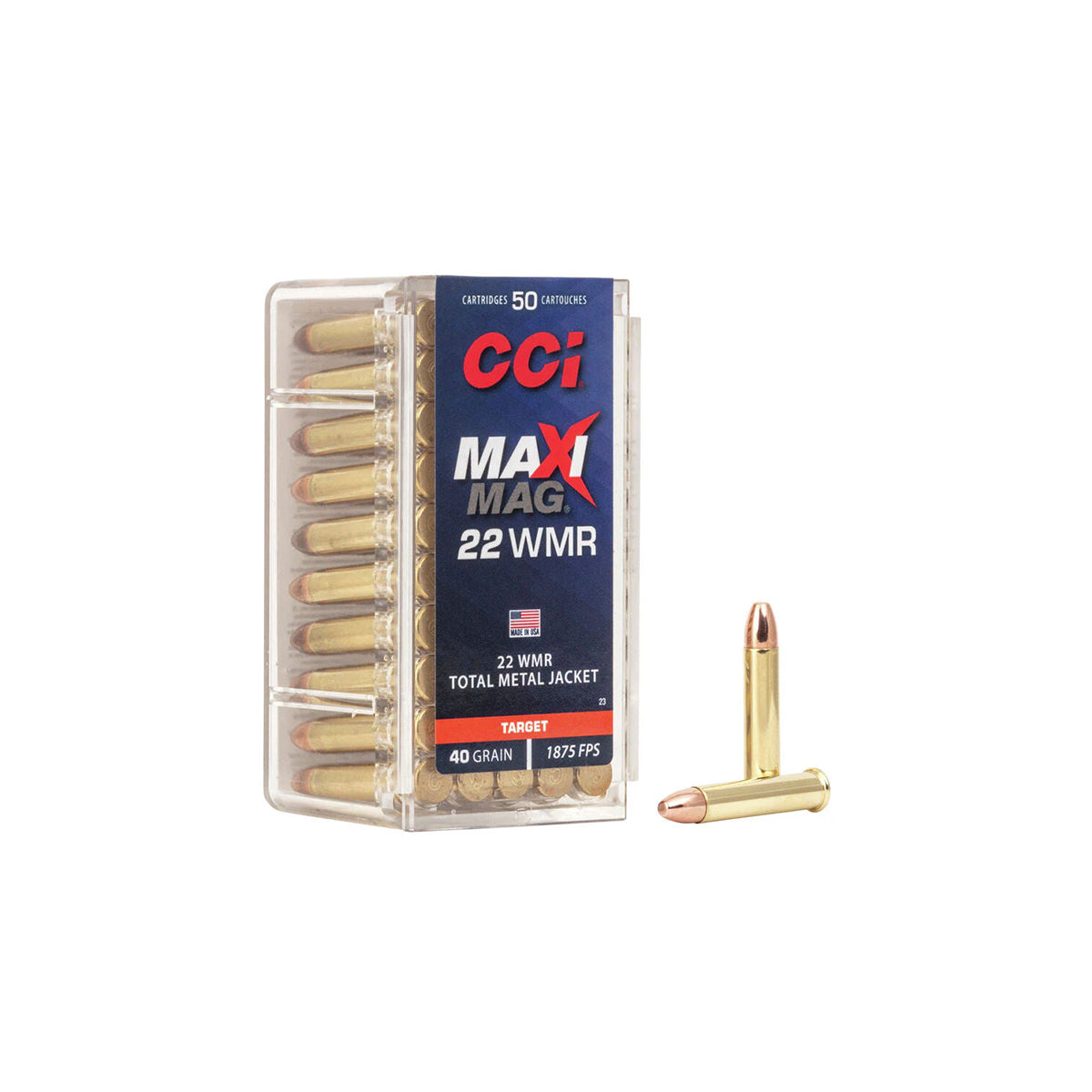 Munición CCI Maxi-Mag - .22 WMR - 40 grains - TMJ