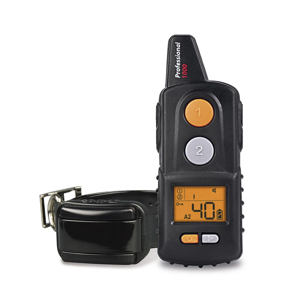 Radio collar educativo DogTrace Professional 1000 Mini+ color negro