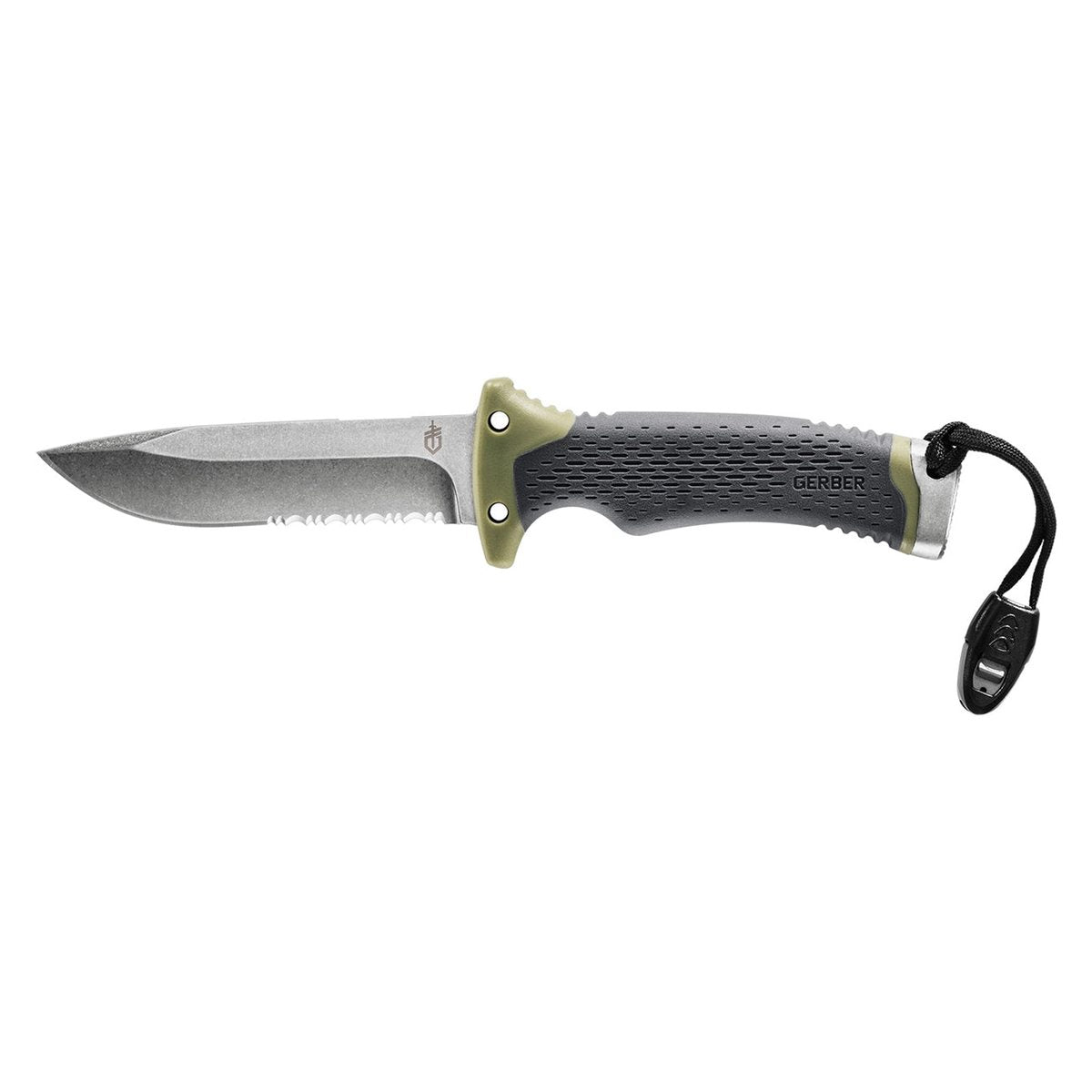 Cuchillo de supervivencia Ultimate filo mixto negro GERBER