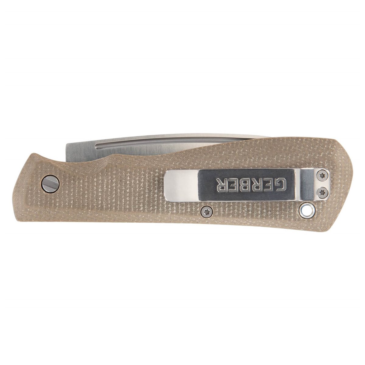Cuchillo plegable Mansfield filo liso micarta GERBER - foto 2