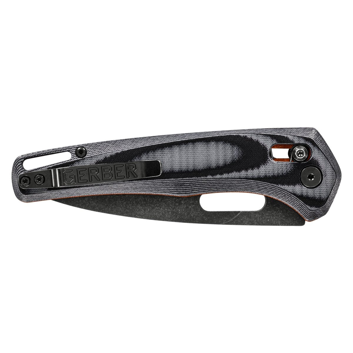 Cuchillo plegable Sumo filo liso negro GERBER - foto 2