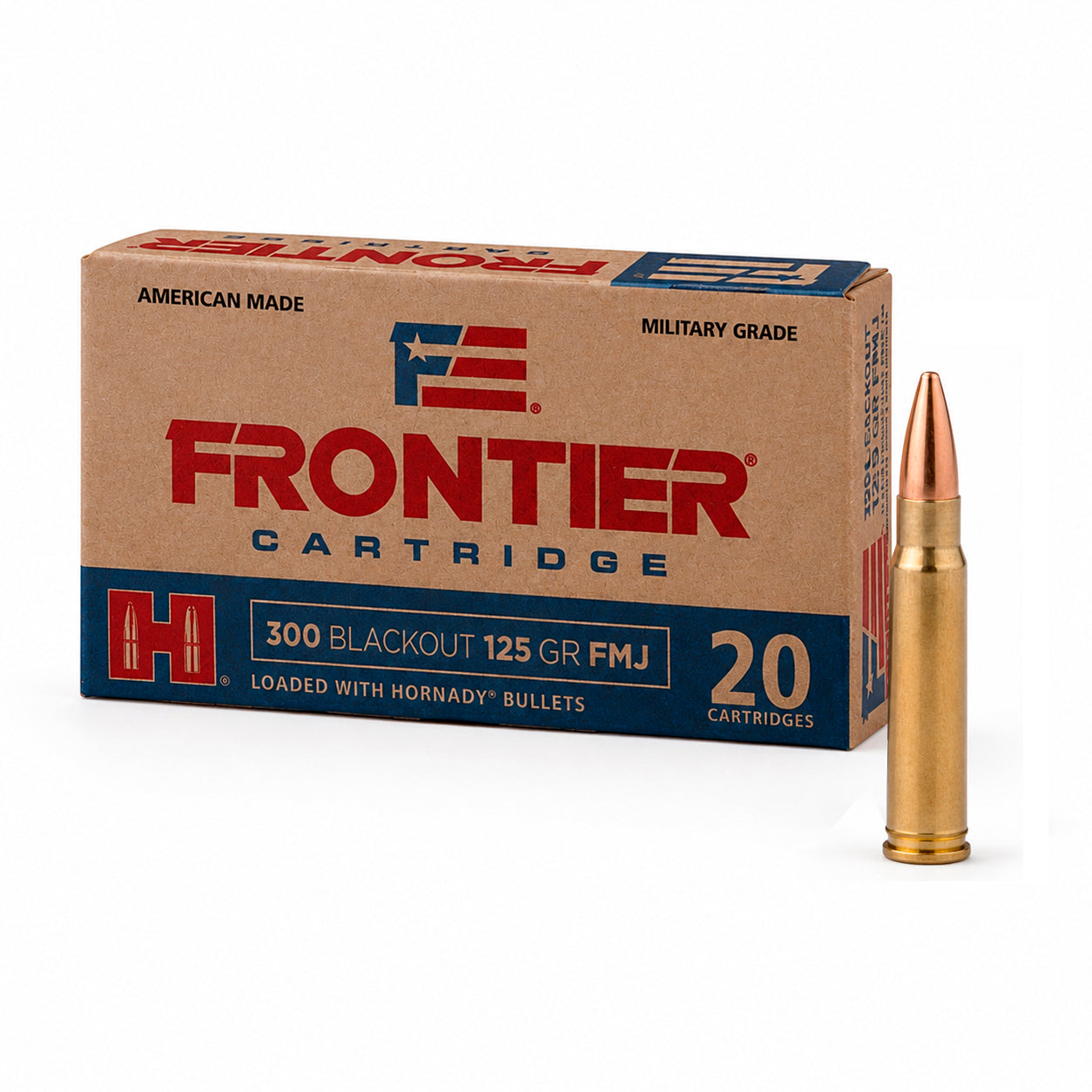 Munición de tiro HORNADY Frontier FMJ