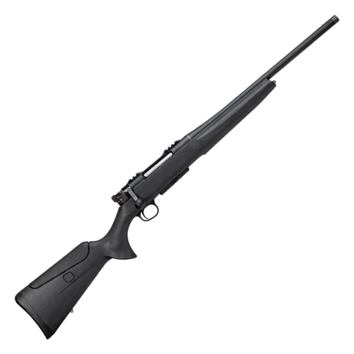 Rifle Haenel Jaeger EVO con culata sintética negra y cañón forjado