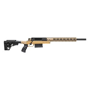 Rifle de precisión Haenel HLR Basic en arena y negro con culata M4 ajustable