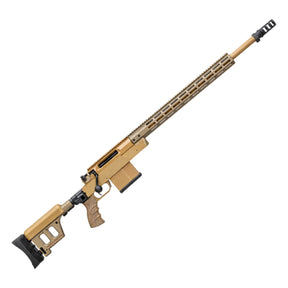 Rifle de precisión Haenel HLR Pro en color arena con culata plegable