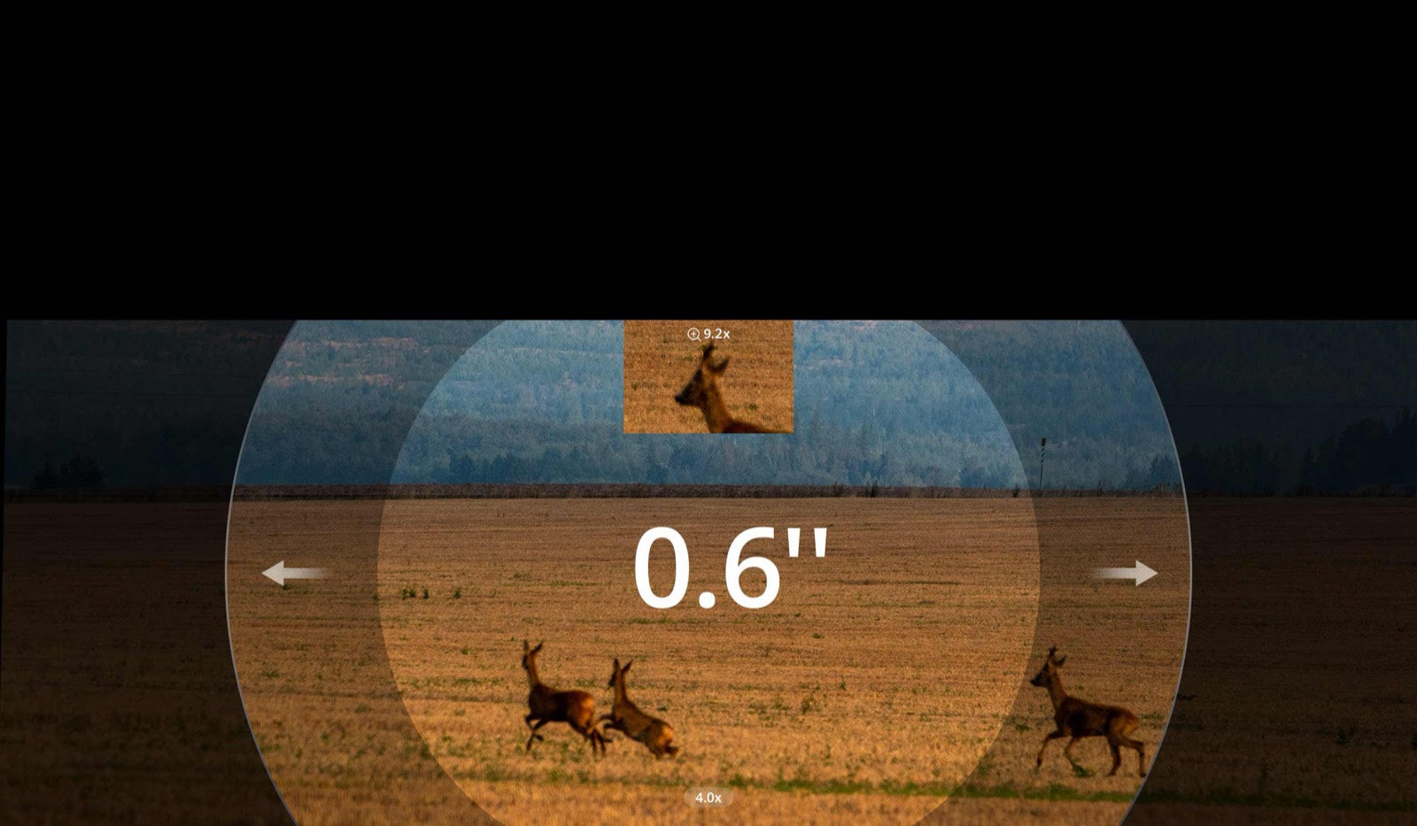 Aumento sin pérdida de calidad de 2,3x con una pantalla un 22 % más grande de 0,6''. - Visor nocturno diurno digital Hikmicro Alpex Pro A50P