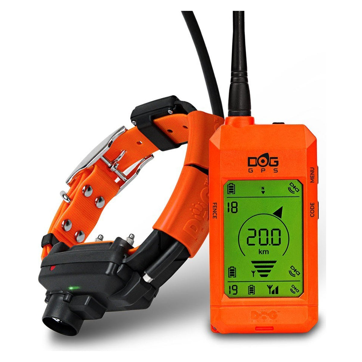 Equipo localizador Dogtrace GPS X25-TB color naranja · vista 1