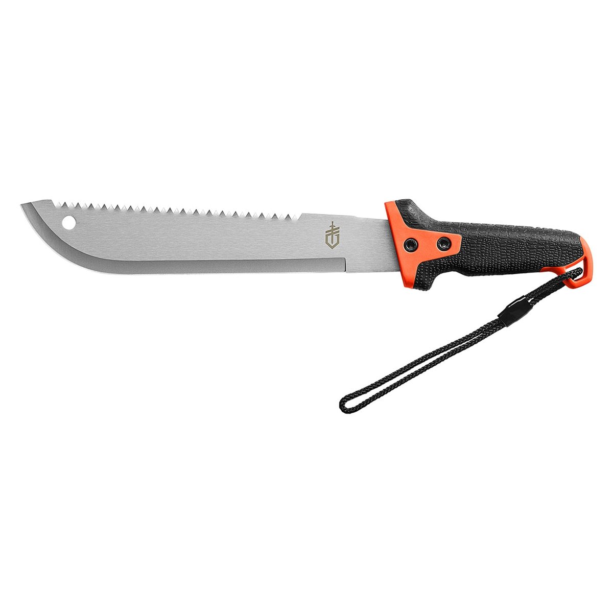 Machete compacto Clearpath filo mixto negro/naranja GERBER