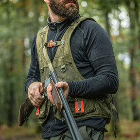 Mochila-chaleco de caza Nature by Marsupio Suede Selva 12L