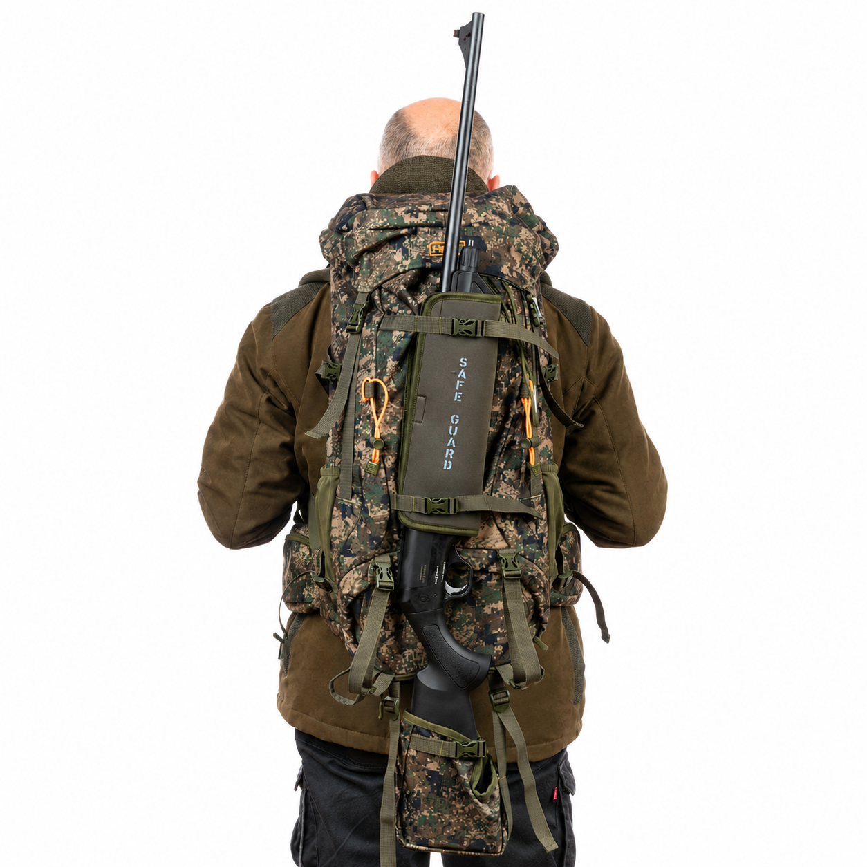 Mochila Browning Hybrid Verde 35 L com banco