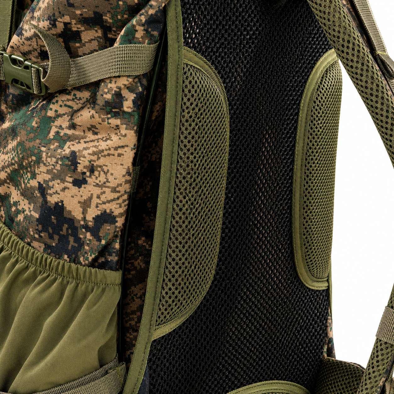 Mochila Browning Hybrid Verde 35 L com banco