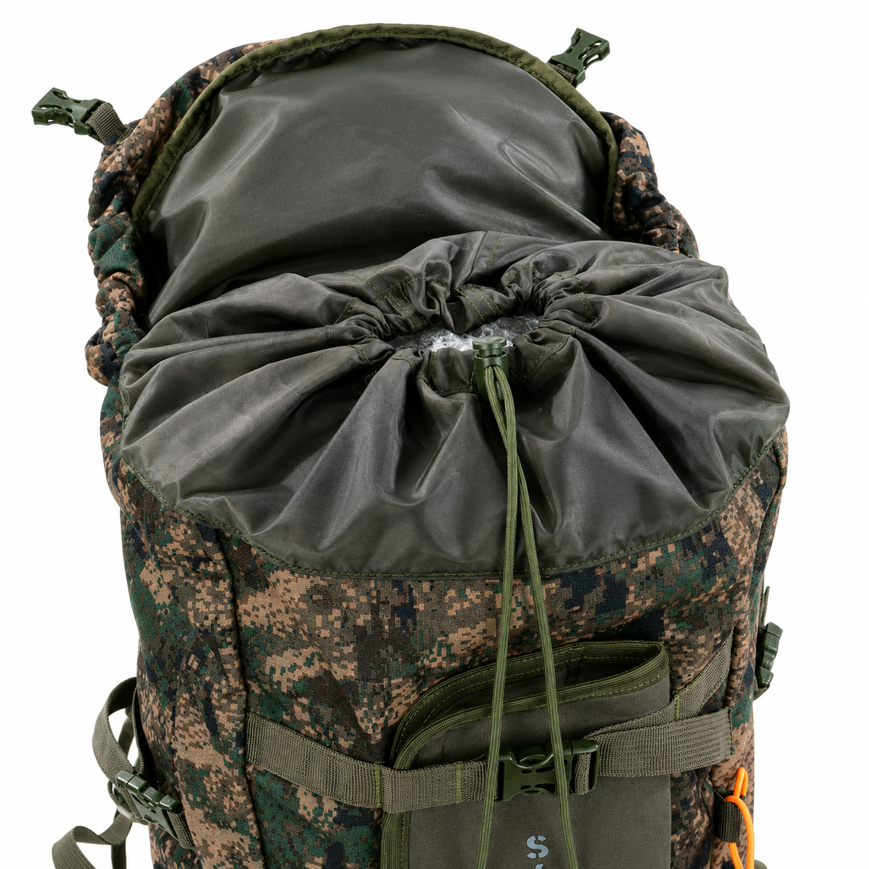 Mochila Browning Hybrid Verde 35 L com banco
