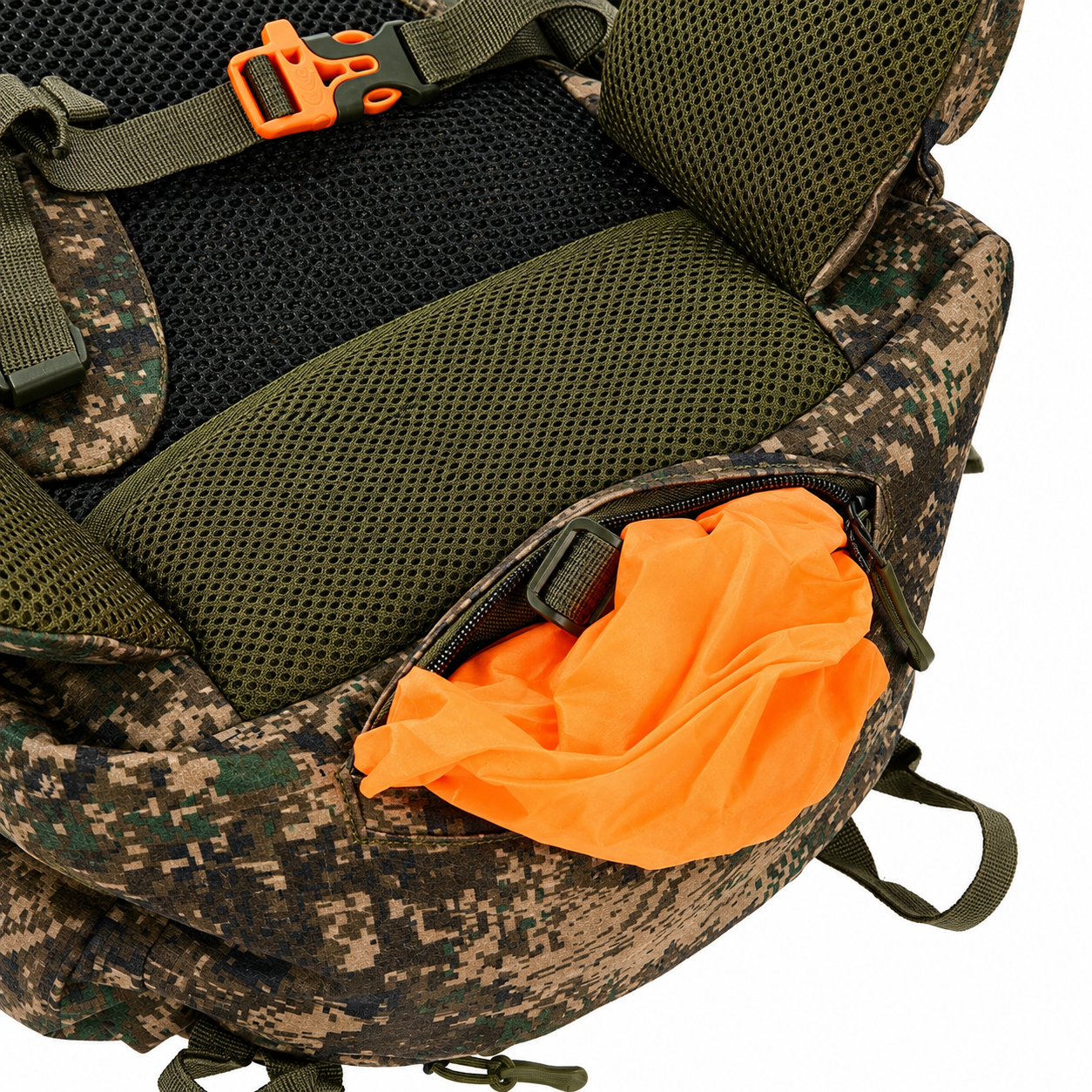 Mochila Browning Hybrid Verde 35 L com banco