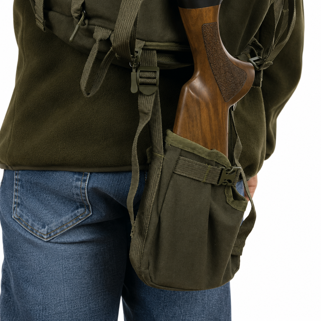Mochila Browning Hybrid Verde 35 L com banco