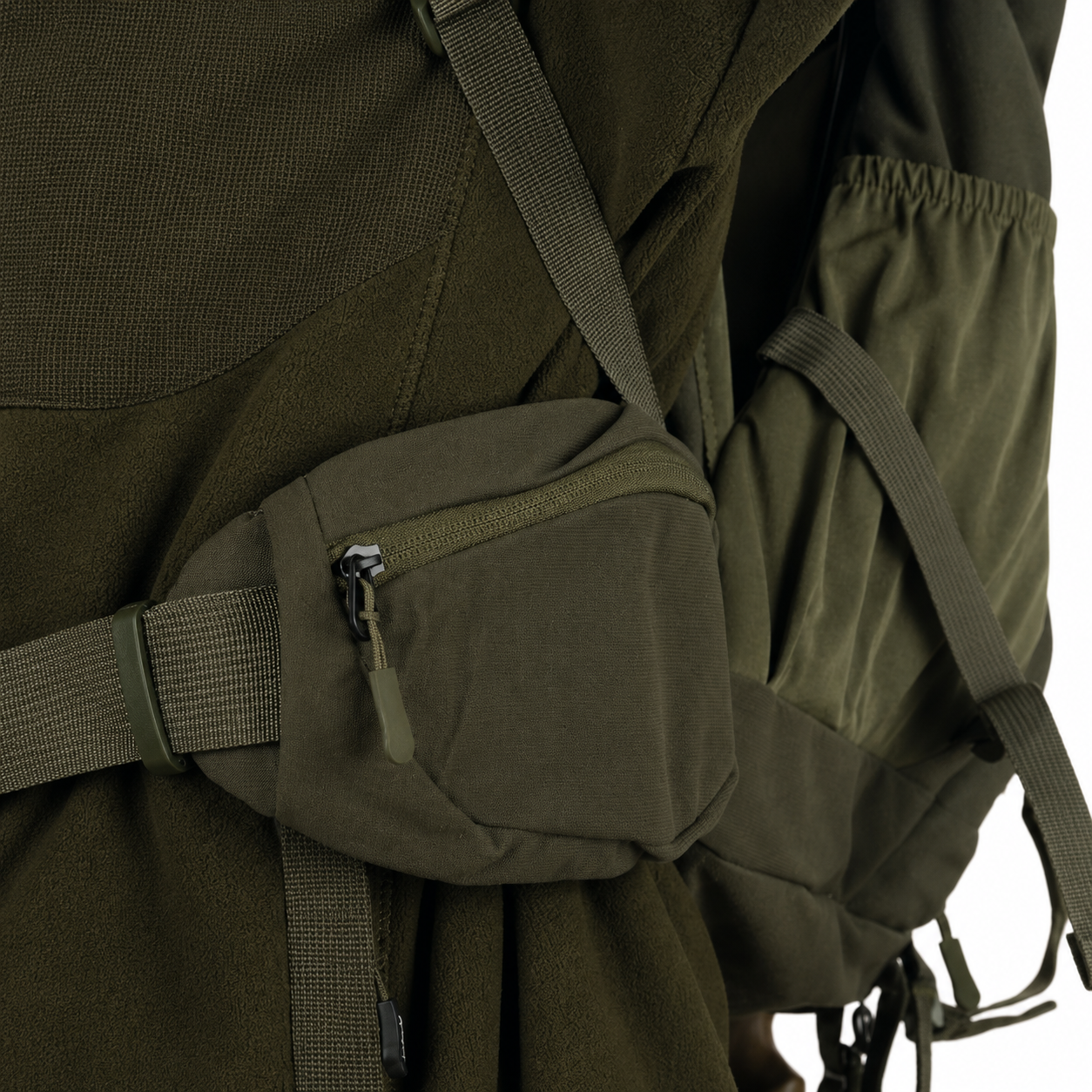 Mochila Browning Hybrid Verde 35 L com banco