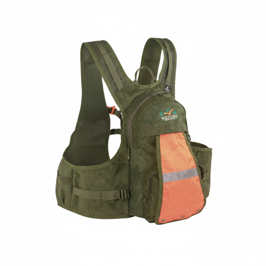 Mochila-chaleco de caza Nature by Marsupio Suede Selva 12L
