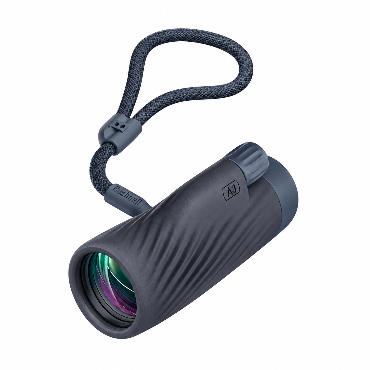 Monocular Bushnell A3 10x32 | Azul y arena — Sky Captain Blue / Azul oscuro