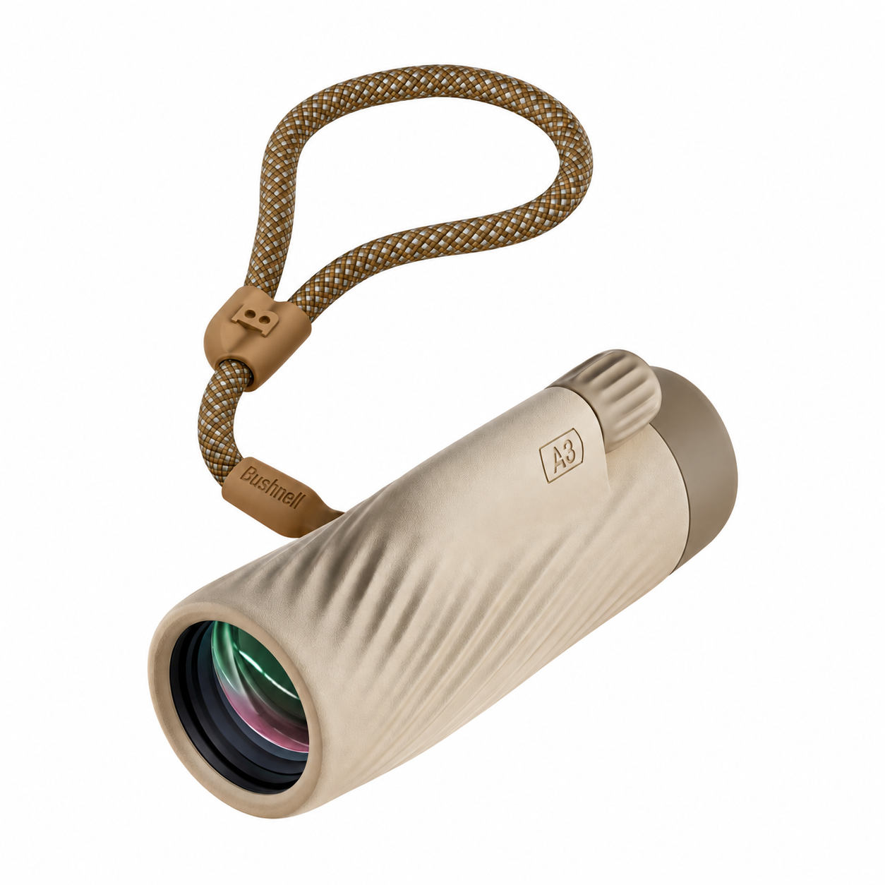 Monocular Bushnell A3 10x32 | Azul y arena — Oyster Clay / Arena